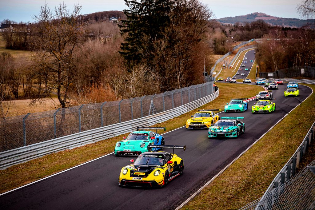 Bastian Buus sluttede lige uden for podiet på Nürburgring
(Foto: Dinamic GT)